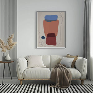 Stacked Shapes Harmony Plakat - 21 x 29.7 cm - Nellastore