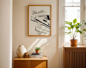 Stay Positive Plakat - 21 x 29.7 cm - Nellastore