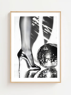 Stiletto Disco Plakat - 21 x 29.7 cm (A4) - Nellastore