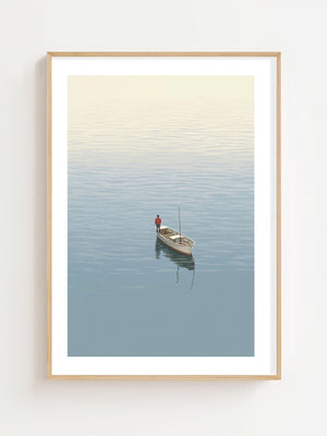 Stillness On The Water Plakat - 21 x 29.7 cm (A4) - Nellastore