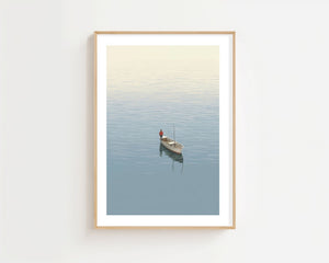 Stillness On The Water Plakat - 21 x 29.7 cm (A4) - Nellastore