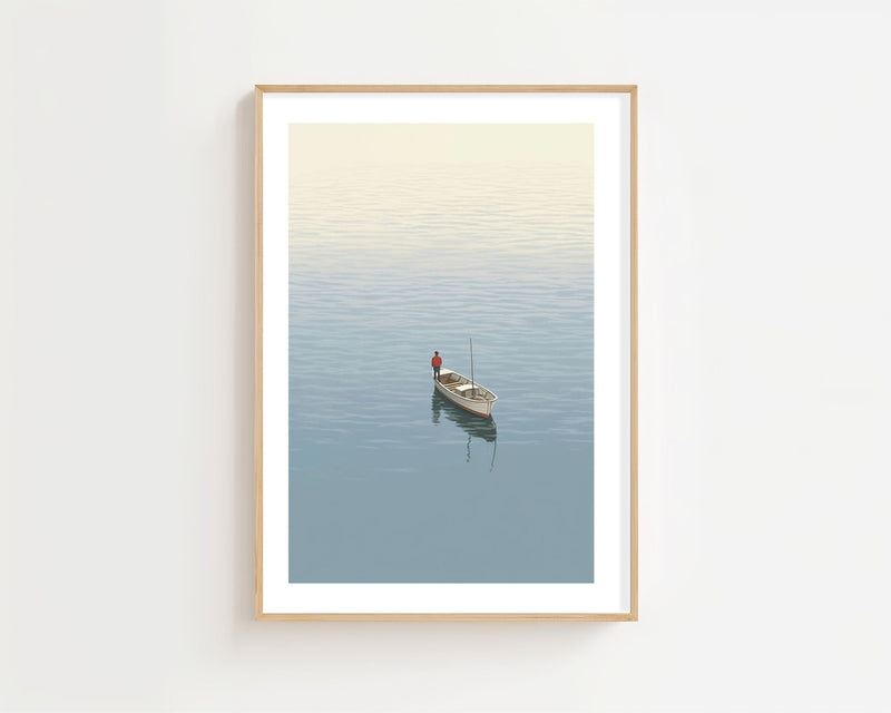Stillness On The Water Plakat - 21 x 29.7 cm (A4) - Nellastore