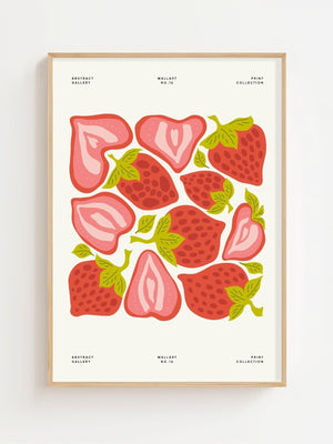 Strawberry Fields Kitchen Plakat - 21 x 29.7 cm - Nellastore