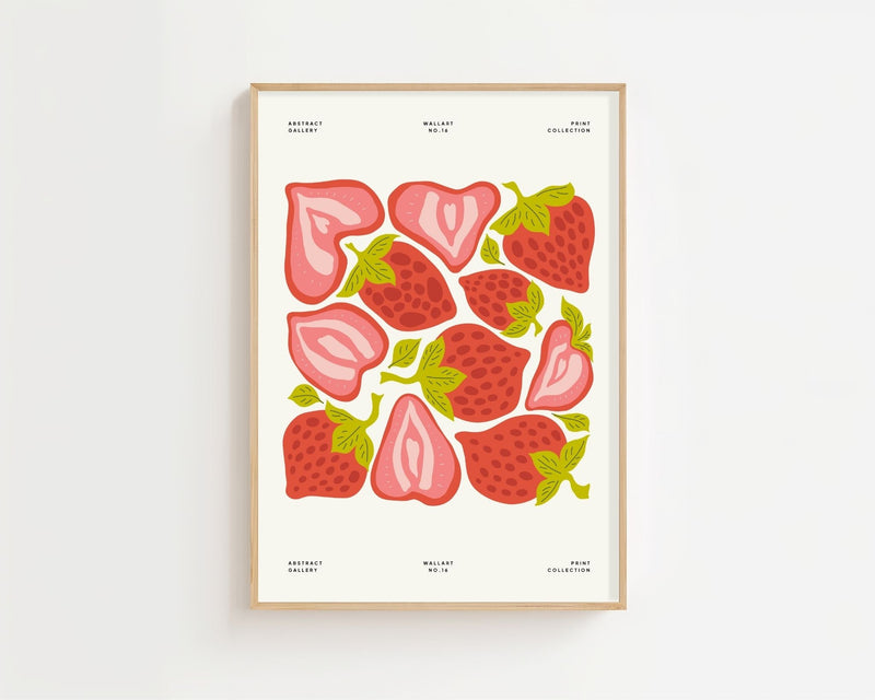 Strawberry Fields Kitchen Plakat - 21 x 29.7 cm - Nellastore