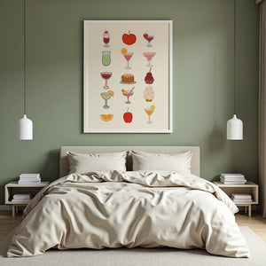 Summer Cocktails & Treats Plakat - 21 x 29.7 cm - Nellastore