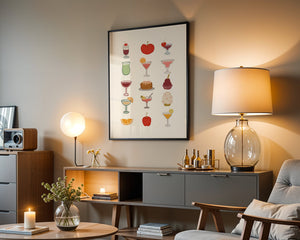 Summer Cocktails & Treats Plakat - 21 x 29.7 cm - Nellastore