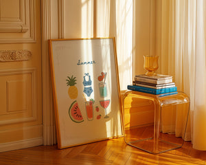 Summer Icons Plakat - 21 x 29.7 cm - Nellastore