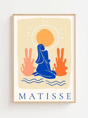 Sun Prayer Matisse Plakat - 21 x 29.7 cm - Nellastore