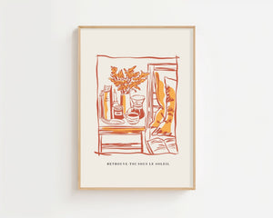 Sunlit Corner Plakat - 21 x 29.7 cm - Nellastore