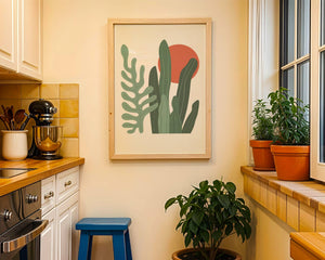Sunlit Greens Plakat - 21 x 29.7 cm - Nellastore