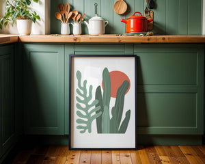 Sunlit Greens Plakat - 21 x 29.7 cm - Nellastore