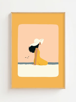 Sunlit Silence Plakat - 21 x 29.7 cm (A4) - Nellastore