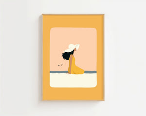 Sunlit Silence Plakat - 21 x 29.7 cm (A4) - Nellastore