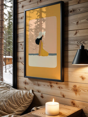 Sunlit Silence Plakat - 21 x 29.7 cm (A4) - Nellastore