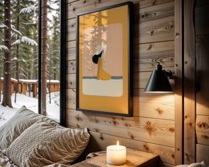 Sunlit Silence Plakat - 21 x 29.7 cm (A4) - Nellastore