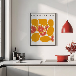Sunny Citrus Gallery Plakat - 21 x 29.7 cm - Nellastore