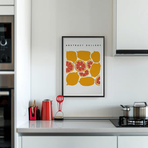Sunny Citrus Gallery Plakat - 21 x 29.7 cm - Nellastore