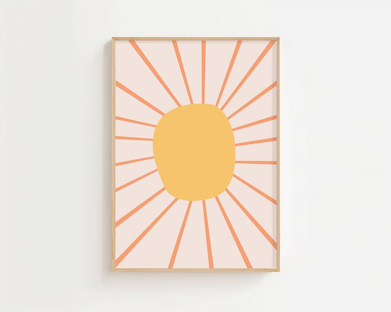 Sunshine Glow Plakat - 21 x 29.7 cm (A4) - Nellastore