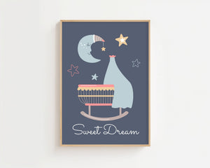 Sweet Dream Plakat - 21 x 29.7 cm (A4) - Nellastore