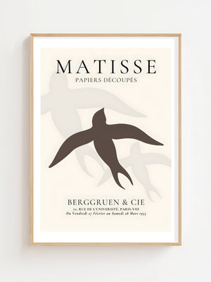 Swooping Bird Figure Plakat - 21 x 29.7 cm (A4) - Nellastore