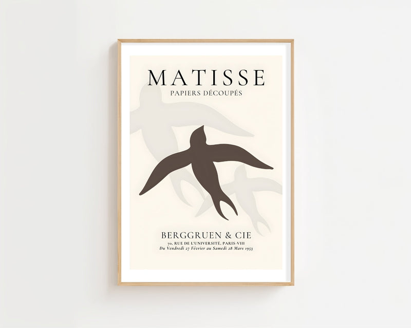 Swooping Bird Figure Plakat - 21 x 29.7 cm (A4) - Nellastore