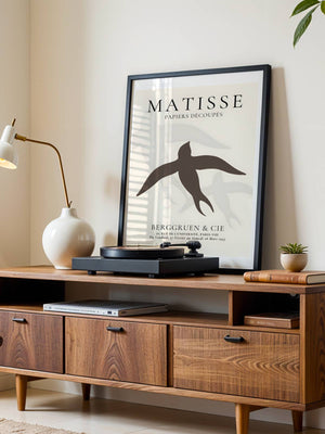 Swooping Bird Figure Plakat - 21 x 29.7 cm (A4) - Nellastore