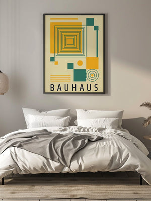 Symmetric Peak Bauhaus Plakat - 21 x 29.7 cm - Nellastore