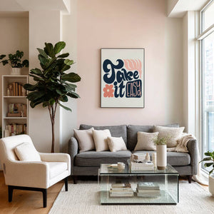 Take It Easy Plakat - 21 x 29.7 cm - Nellastore