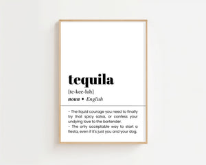 Tequila Plakat - 21 x 29.7 cm (A4) - Nellastore