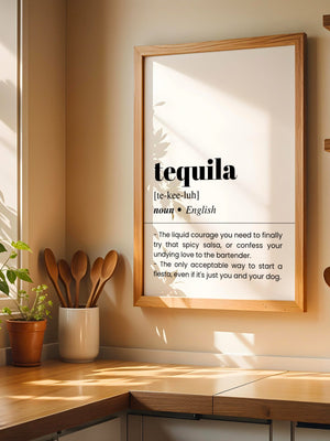Tequila Plakat - 21 x 29.7 cm (A4) - Nellastore