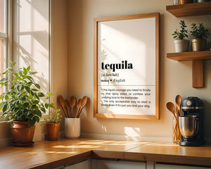 Tequila Plakat - 21 x 29.7 cm (A4) - Nellastore