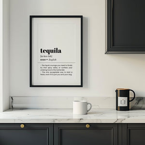 Tequila Plakat - 21 x 29.7 cm (A4) - Nellastore