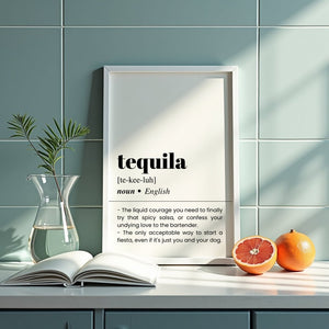 Tequila Plakat - 21 x 29.7 cm (A4) - Nellastore