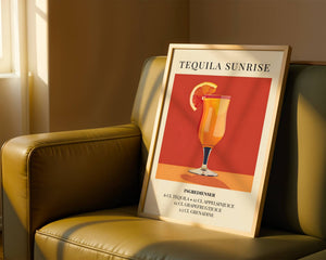 Tequila Sunrise Plakat - 21 x 29.7 cm (A4) - Nellastore