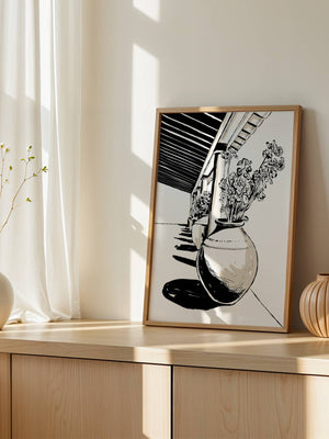 Terrace Vase Plakat - 21 x 29.7 cm - Nellastore