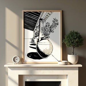 Terrace Vase Plakat - 21 x 29.7 cm - Nellastore