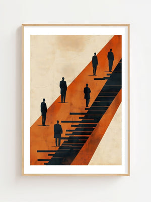 The Climb Plakat - 21 x 29.7 cm (A4) - Nellastore
