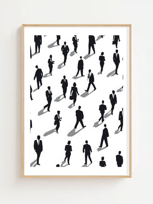 The Crowd Plakat - 21 x 29.7 cm (A4) - Nellastore