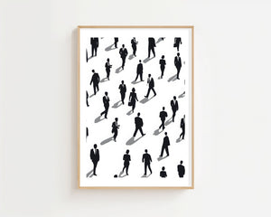 The Crowd Plakat - 21 x 29.7 cm (A4) - Nellastore