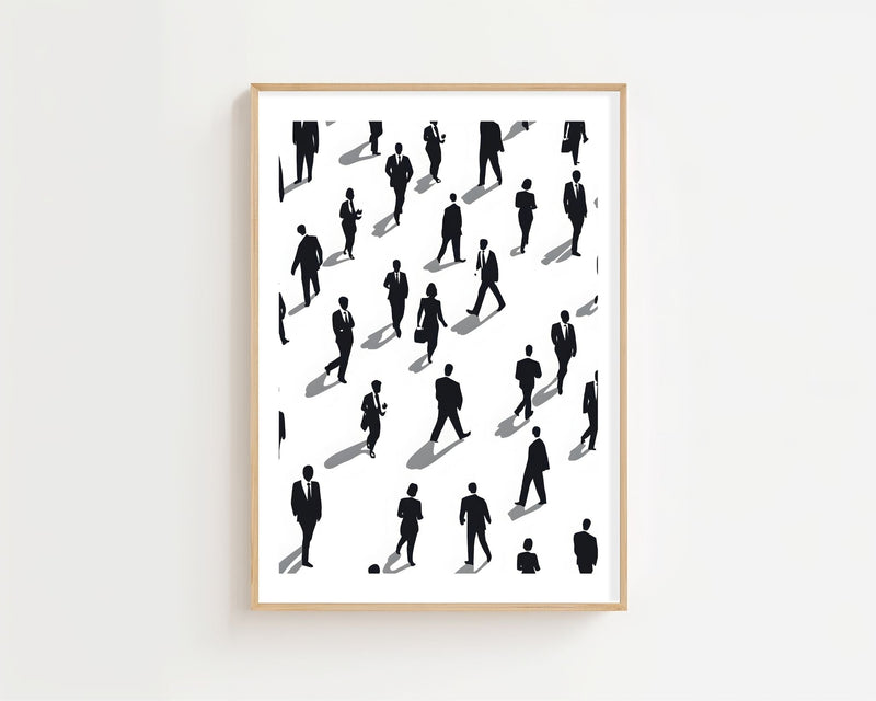 The Crowd Plakat - 21 x 29.7 cm (A4) - Nellastore