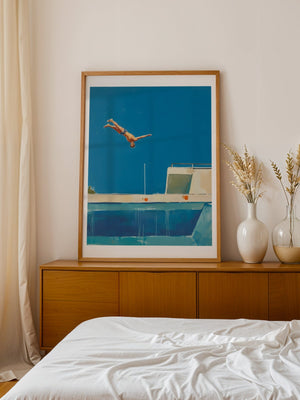 The Diver Plakat - 21 x 29.7 cm (A4) - Nellastore