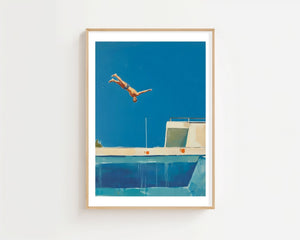 The Diver Plakat - 21 x 29.7 cm (A4) - Nellastore