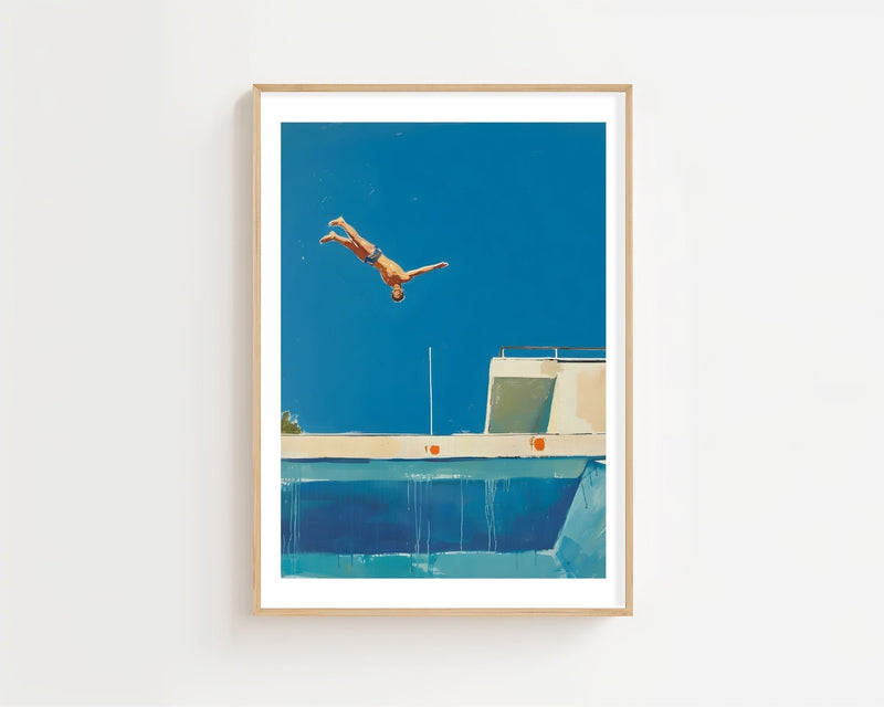 The Diver Plakat - 21 x 29.7 cm (A4) - Nellastore