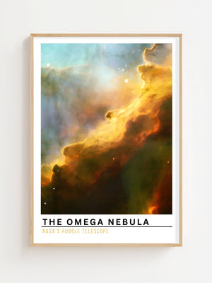 The Omega Nebula Plakat - 21 x 29.7 cm (A4) - Nellastore