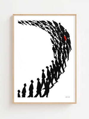 The Procession Plakat - 21 x 29.7 cm (A4) - Nellastore
