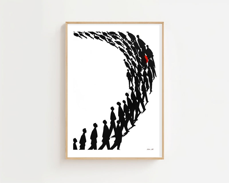 The Procession Plakat - 21 x 29.7 cm (A4) - Nellastore
