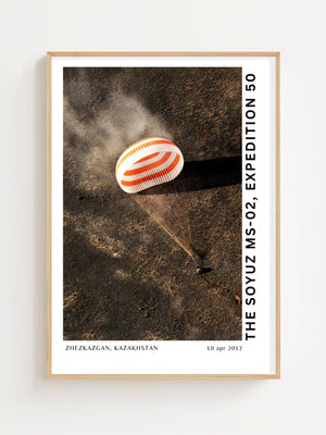 The Soyuz MS - 02, Expedition 50 Plakat - 21 x 29.7 cm (A4) - Nellastore