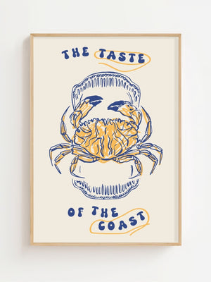 The Taste of the Coast Plakat - 21 x 29.7 cm - Nellastore