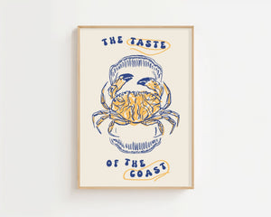The Taste of the Coast Plakat - 21 x 29.7 cm - Nellastore