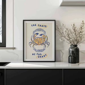 The Taste of the Coast Plakat - 21 x 29.7 cm - Nellastore